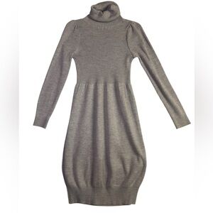 Cozy Ribbed Turtleneck‎ Sweater Dress – Women’s (